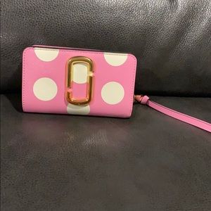 Marc Jacobs Pink Polka Dot Wallet NWT Primrose